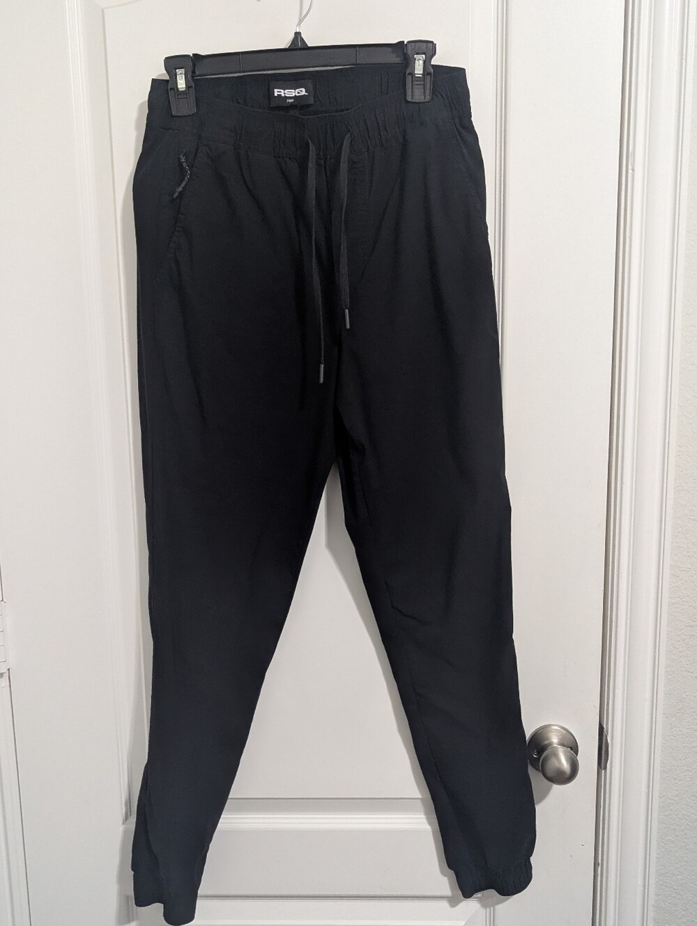 RSQ Men’s Black Drawstring Jogger Pants Size Small